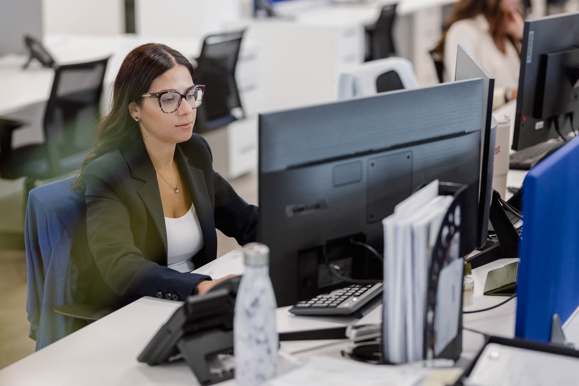 Geconcentreerd werk aan het bureau
