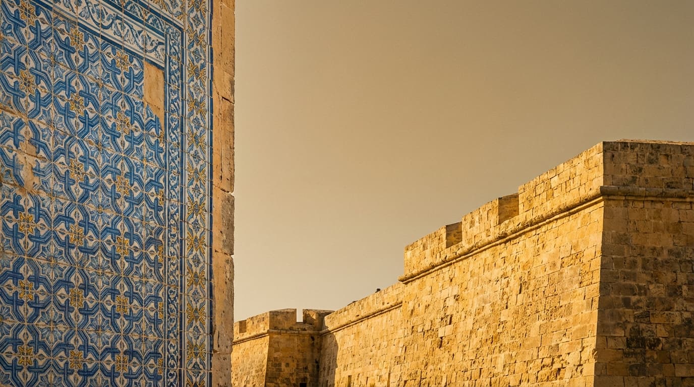 Architekturkontrast Portugal und Malta